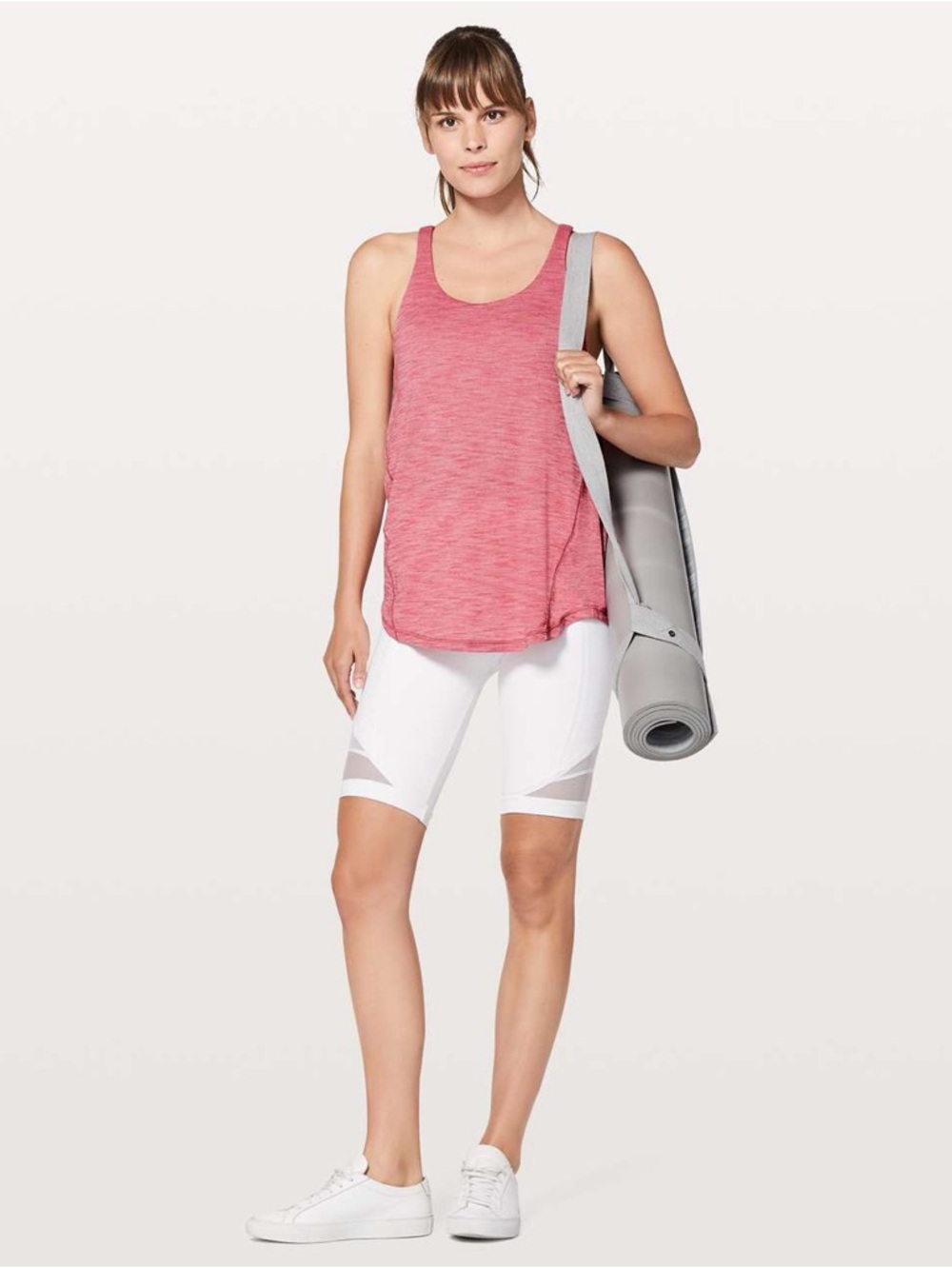 Lululemon Moment To Movement 2-I Tank Heathered Cherry Tint Size 4